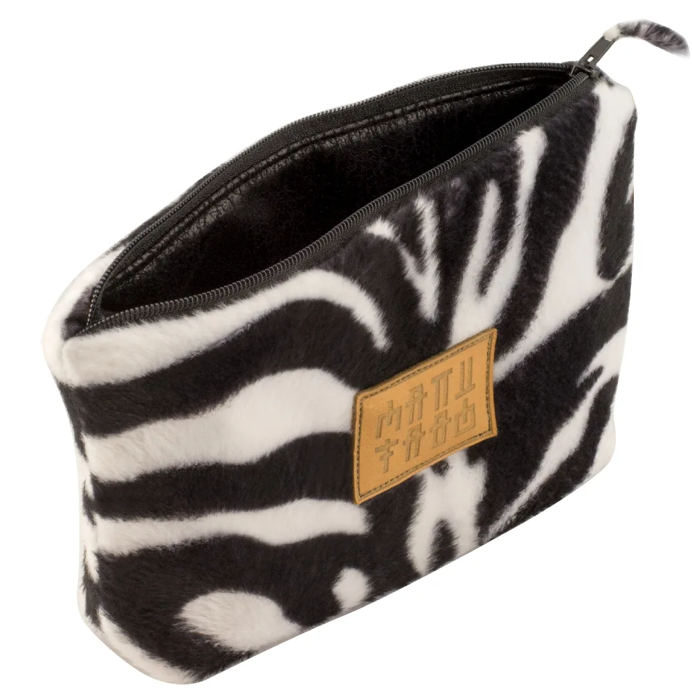 Cosmetic-Bag-Animal-Bag-Zebra-Side