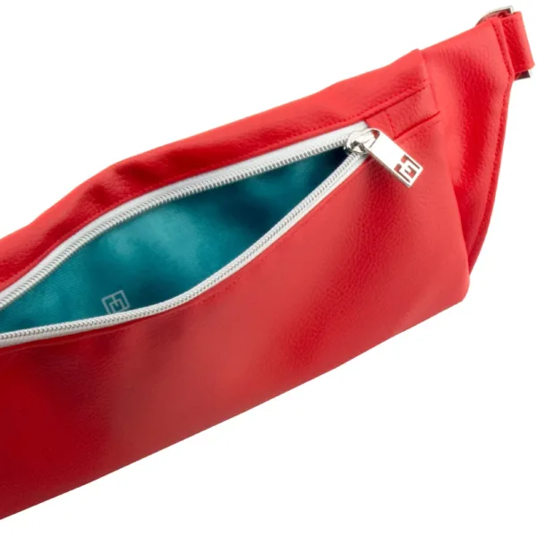 belt bag backside with manufabo M lining in red jpg