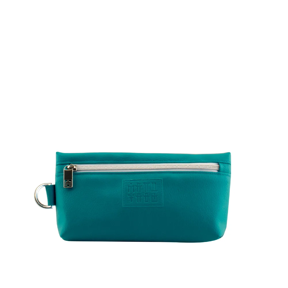 burrito bag frontside by manufabo in petrol turquoise jpg