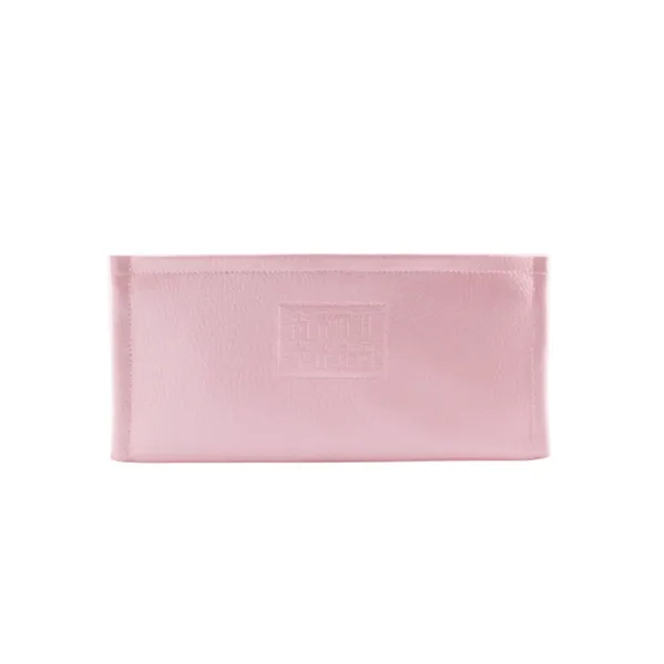 manufabo wallet walle t for belt bag frontside in metallic rose jpg