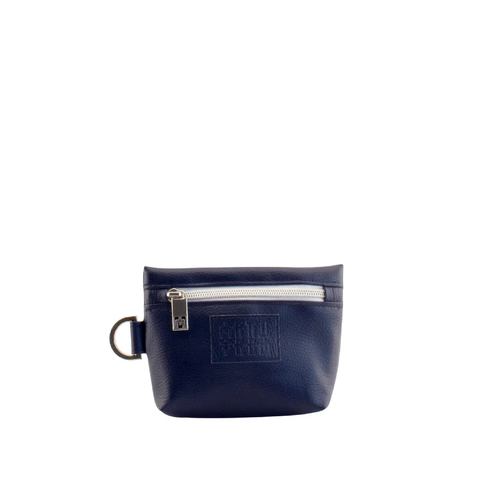 mini bag frontside by manufabo in deep navy blue jpg