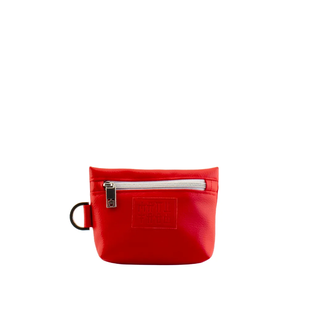 mini bag frontside by manufabo in red jpg