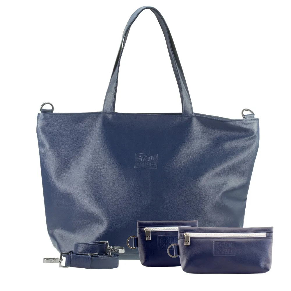 Bundle Shopper Bag in Bags Pencil Pouch Mini Bag deep blue 1 jpg