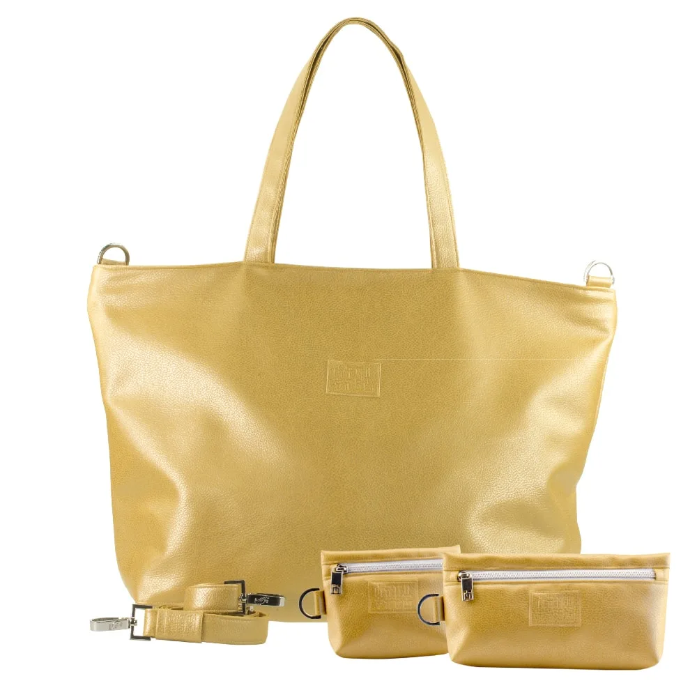 Bundle Shopper Bag in Bags Pencil Pouch Mini Bag gold 1 jpg