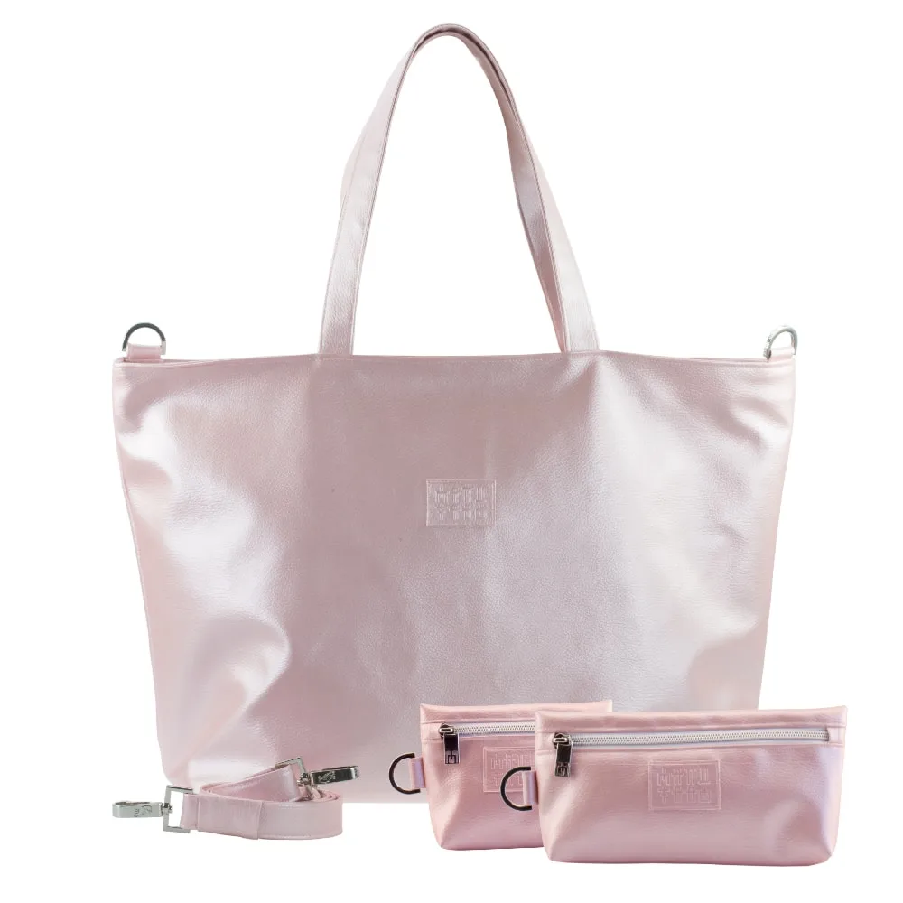 Bundle Shopper Bag in Bags Pencil Pouch Mini Bag metallic rose 1 jpg