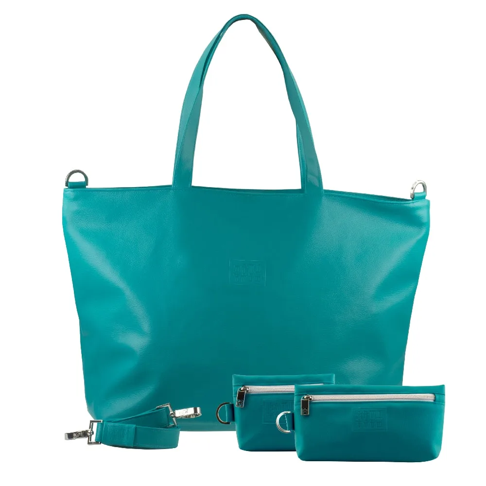Bundle Shopper Bag in Bags Pencil Pouch Mini Bag petrol teal turquoise 1 jpg