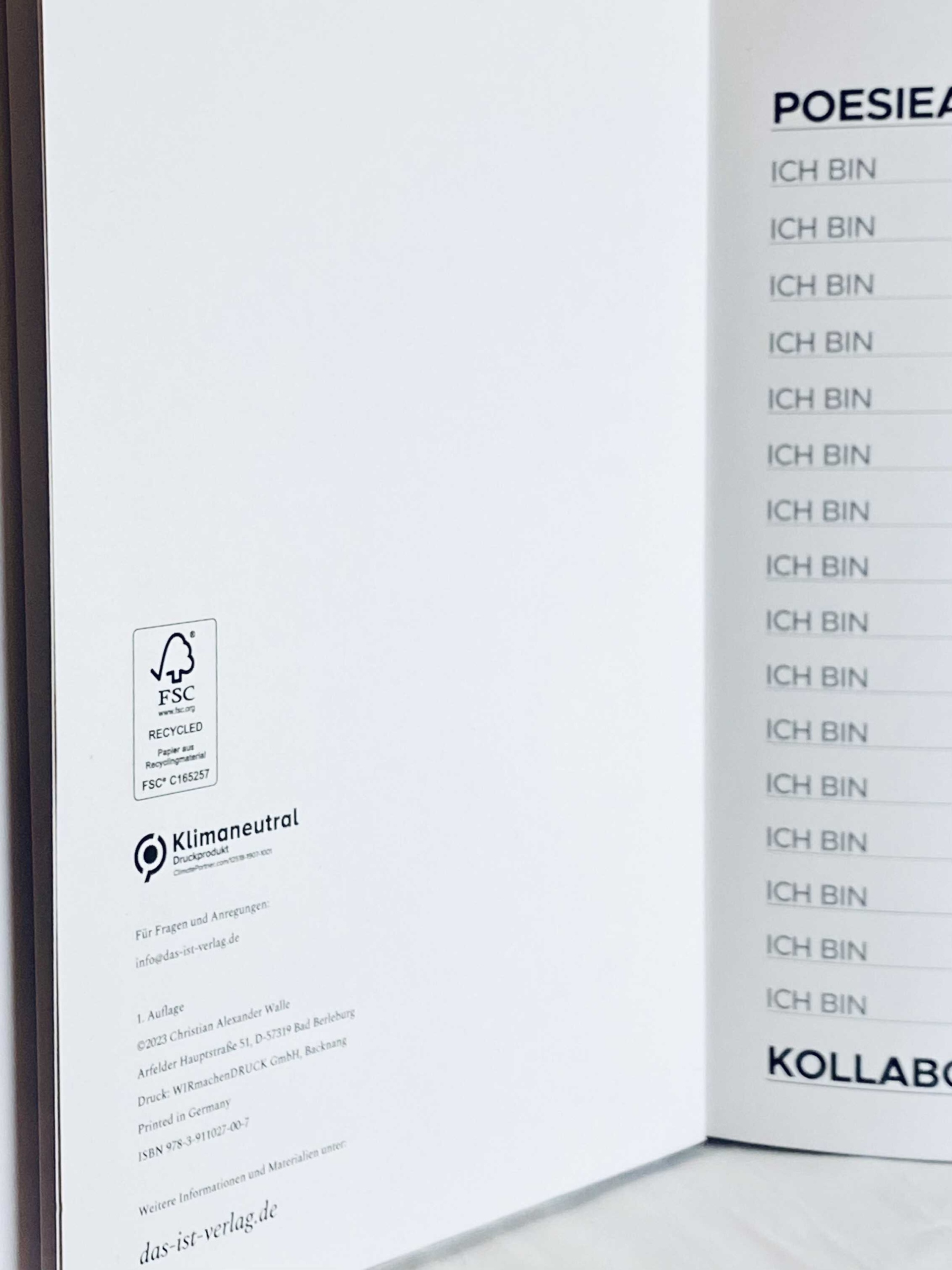 DAS IST Dein Poesiealbum der Freundschaft Details Climate 1