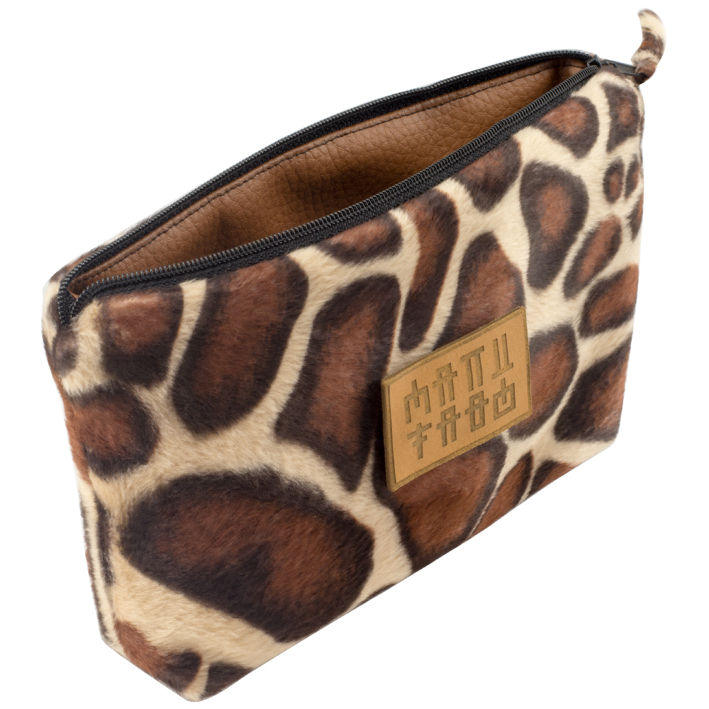 Cosmetic Bag Animal Bag Giraffe Side