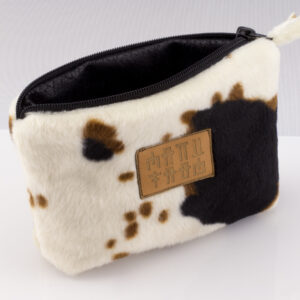 Cosmetic Bag Cow Side