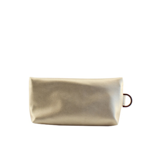 burrito bag backside by manufabo in metallic sand brown