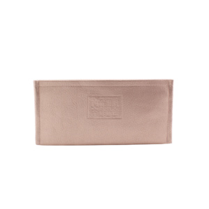 manufabo wallet walle t for belt bag frontside in metallic sand brown