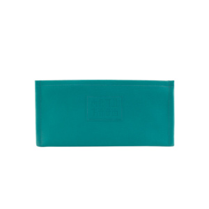 manufabo wallet walle t for belt bag frontside in petrol turquoise