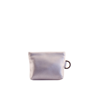 mini bag backside by manufabo in metallic silver