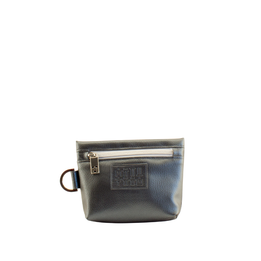 mini bag frontside by manufabo in metallic dark slate gray