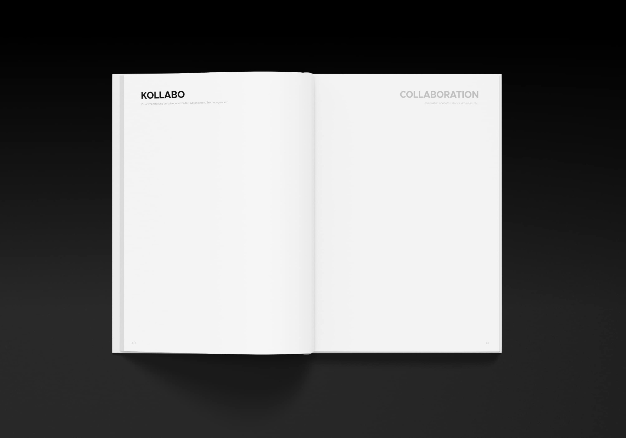 The friendship book's Kollabo pages