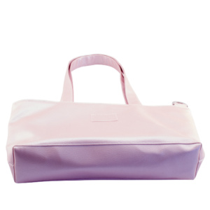 tote bag bottom by manufabo in metallic rose