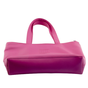 tote bag bottom by manufabo in pink